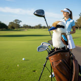 Kookaburra golf cover plush on a golf