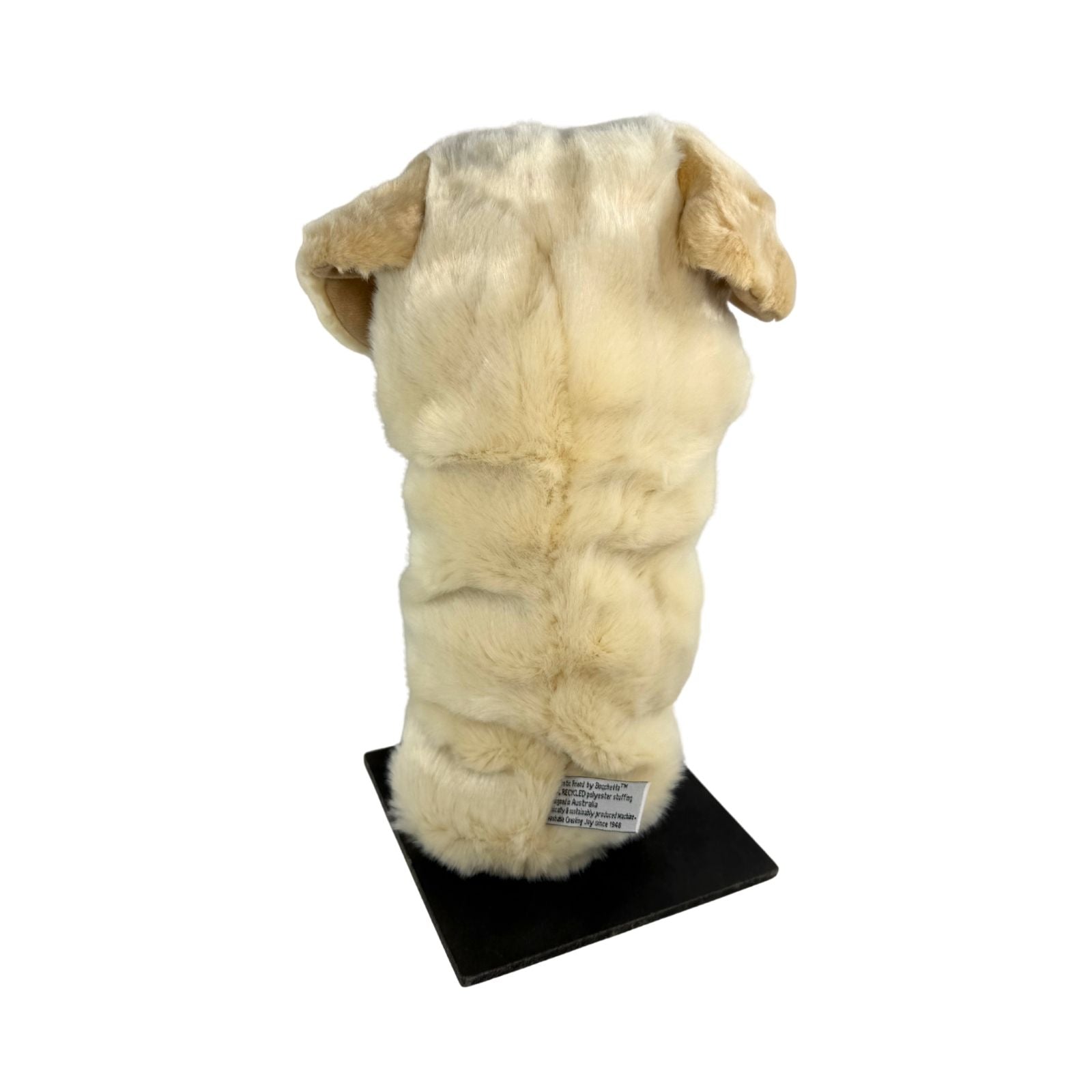 Labrador golf cover plush back view