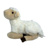 Lola sheep plush toy lying side view