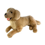 Lucky Golden Retriever plush lying side view