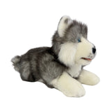 Marbles Siberian Husky puppy plush side view