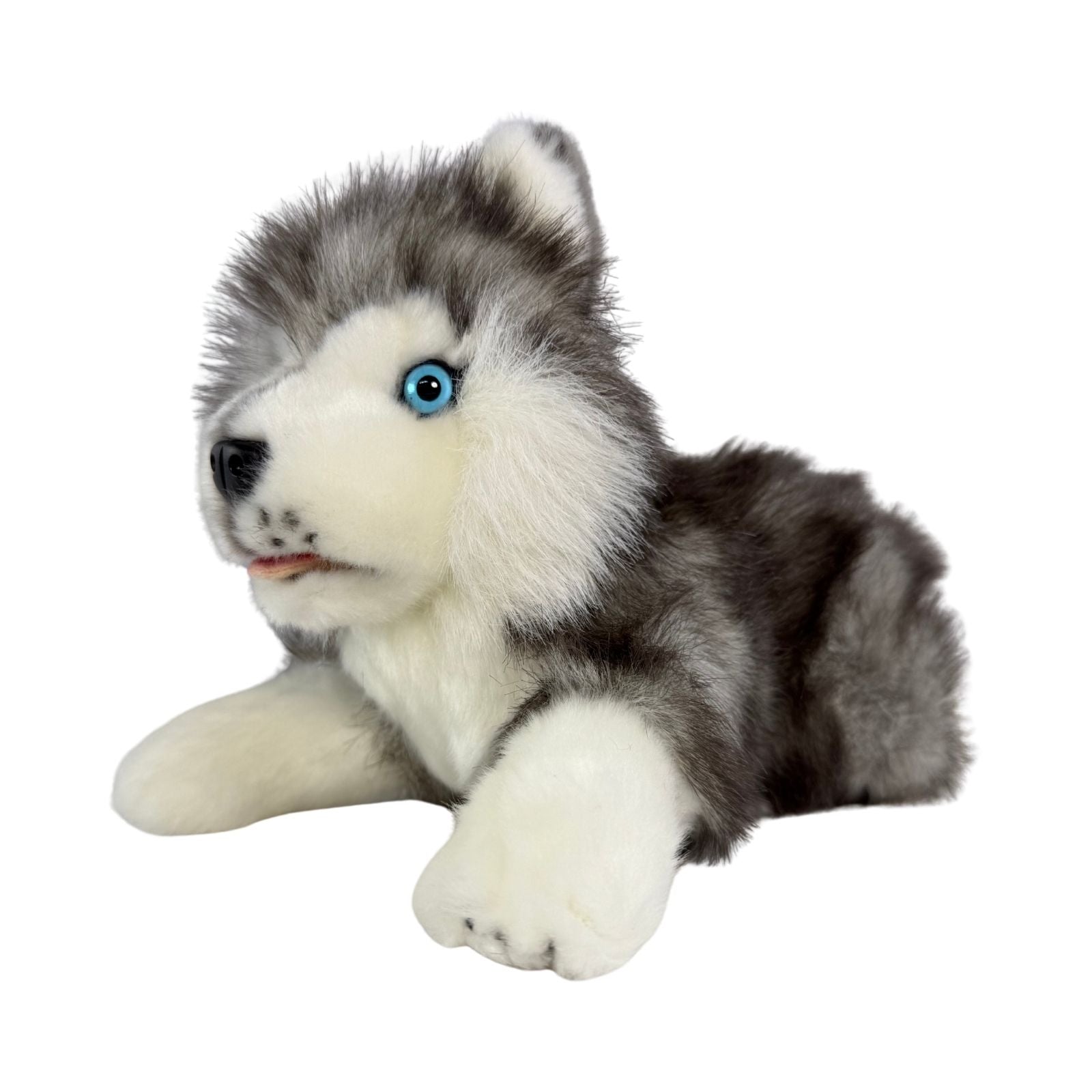 Marbles Siberian Husky puppy plush angle view