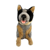 Marshall Blue Heeler plush sitting front view