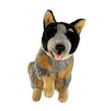 Marshall Blue Heeler plush sitting front view