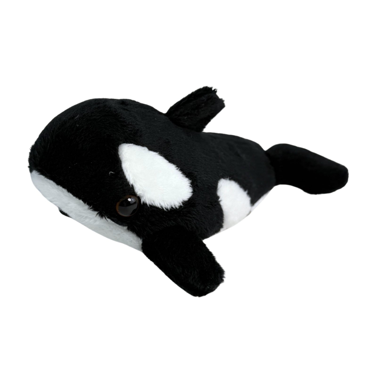 Mini Orca plush toy side view