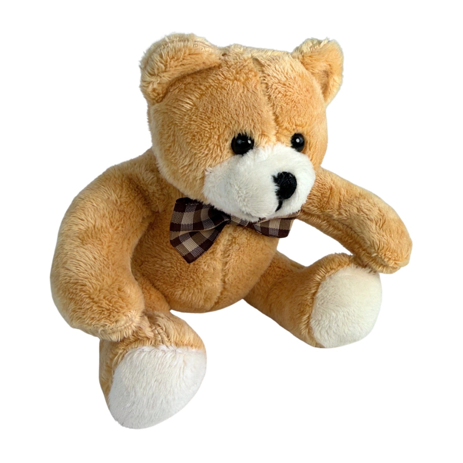 Light brown Mini Teddy Bear plush toy front view