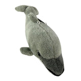 Mini dolphin plush toy top view
