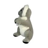Mini koala plush toy side view