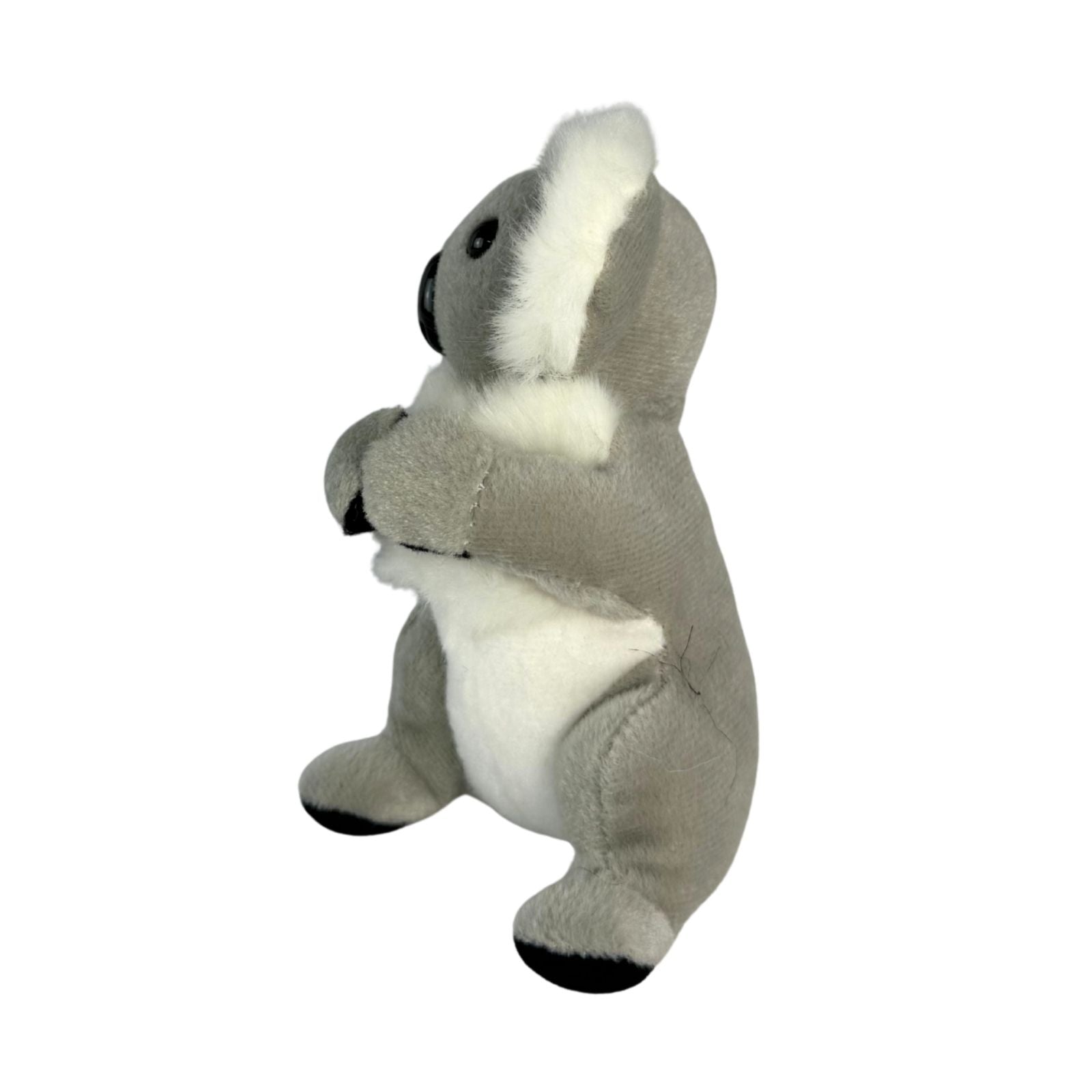 Mini koala plush toy side view