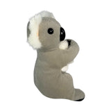Mini koala plush toy side view