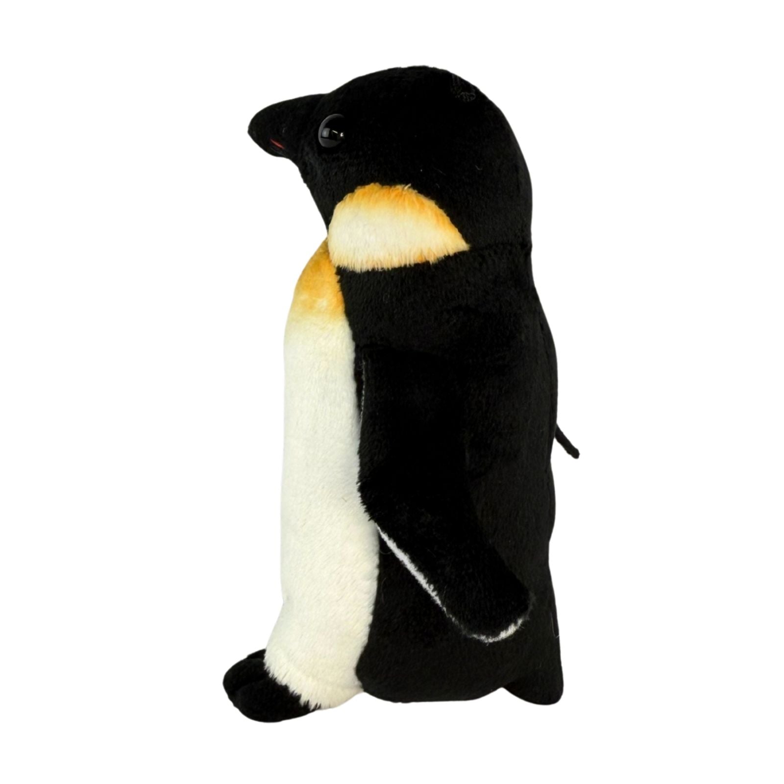 Mini penguin plush toy side view