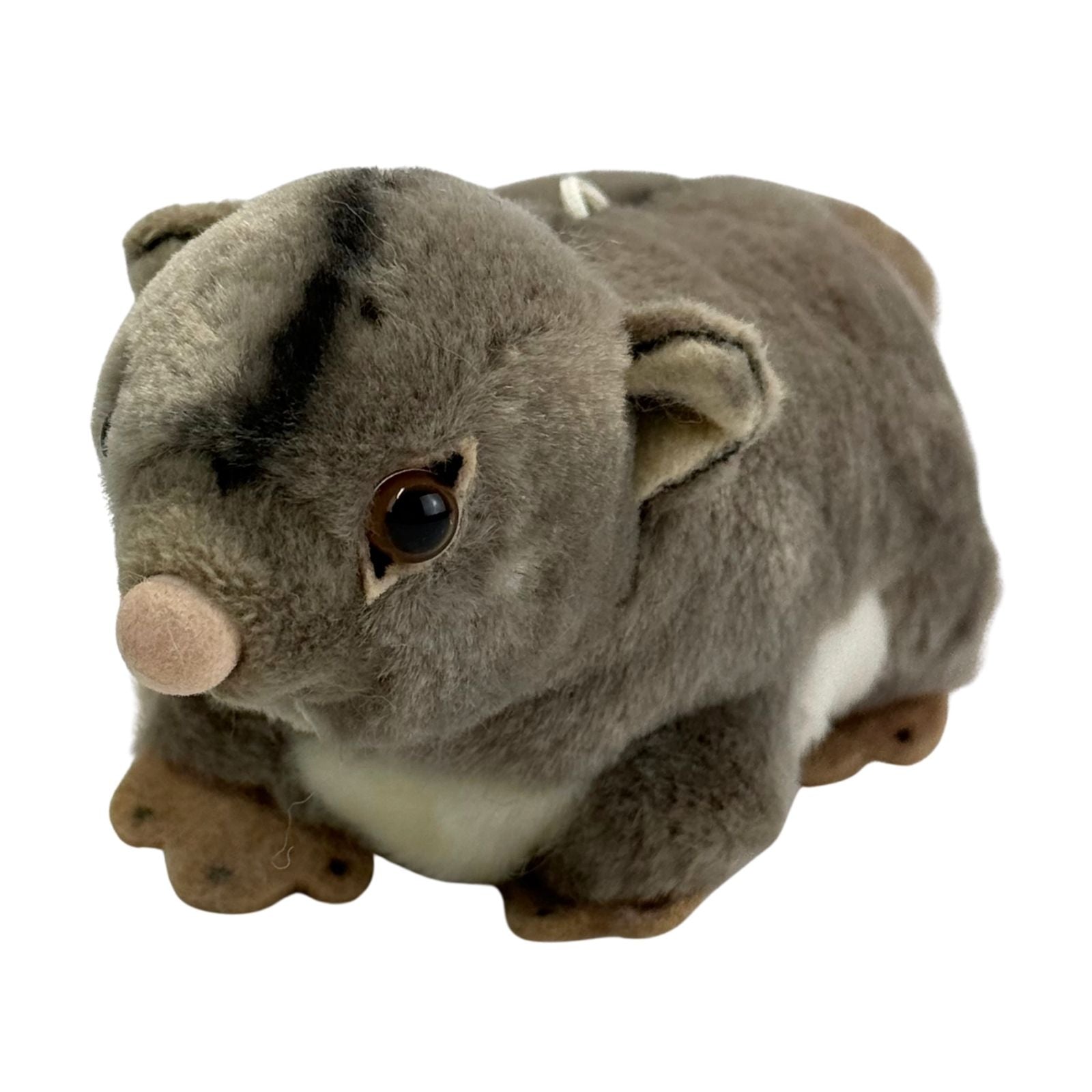 Mini possum plush toy angle view