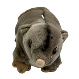 Mini possum plush toy front view