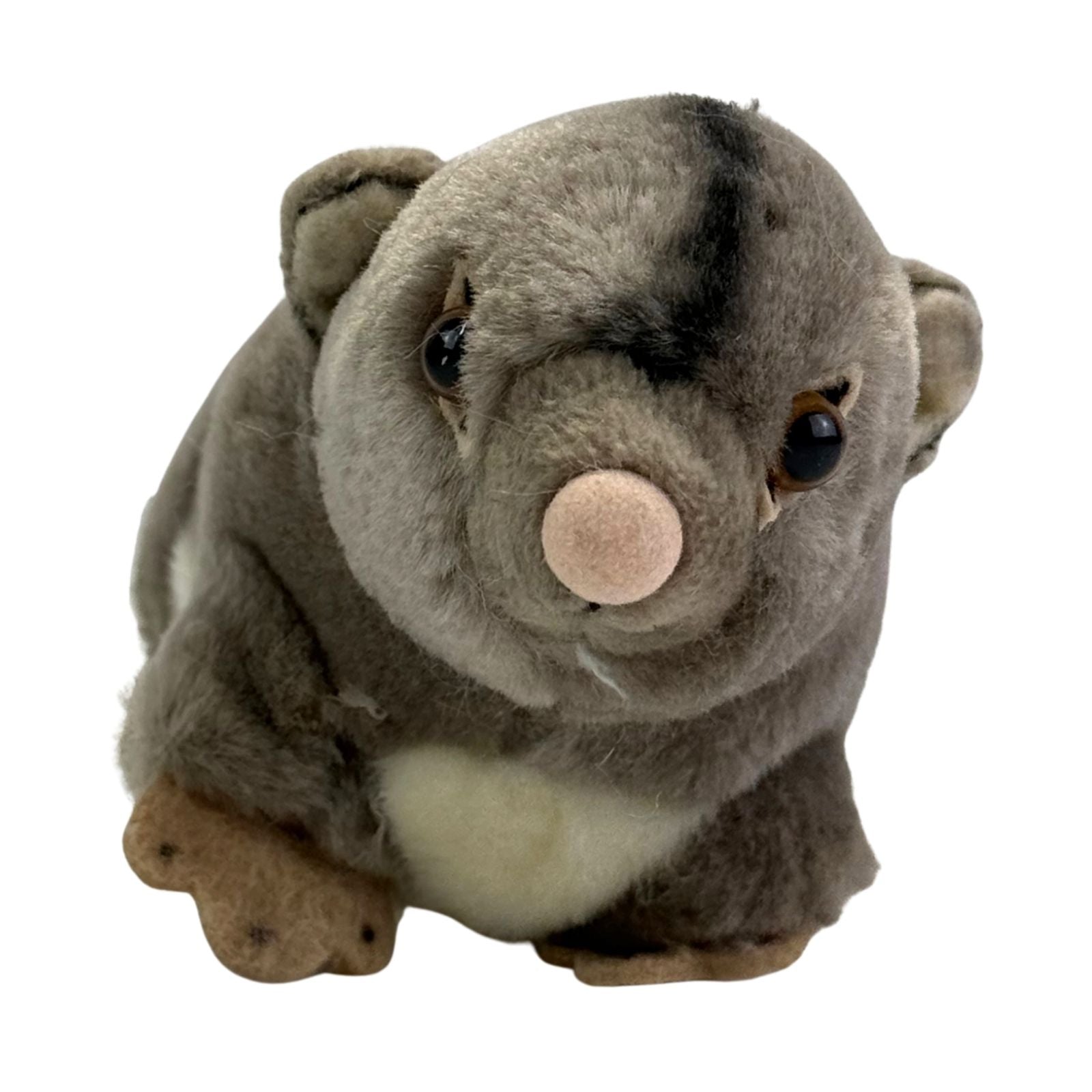 Mini possum plush toy front view
