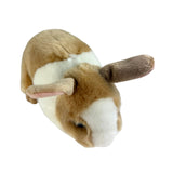 Mopsy bunny plush top view