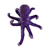Nate purple octopus plush front view