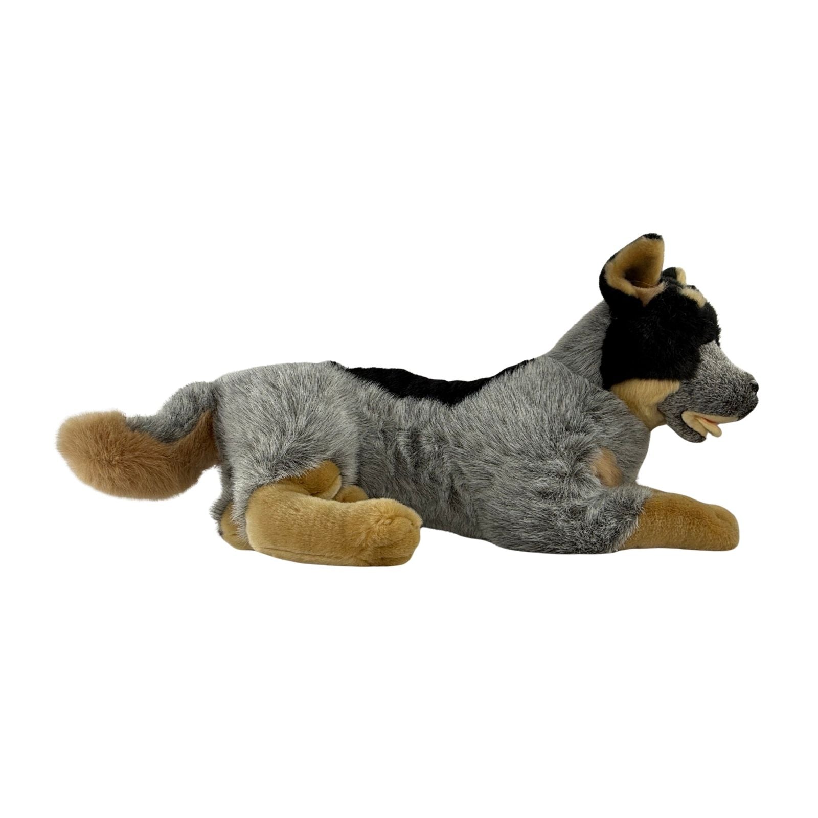 Orazio Blue Heeler plush lying side view