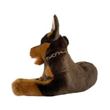 Parker Kelpie plush lying sideways