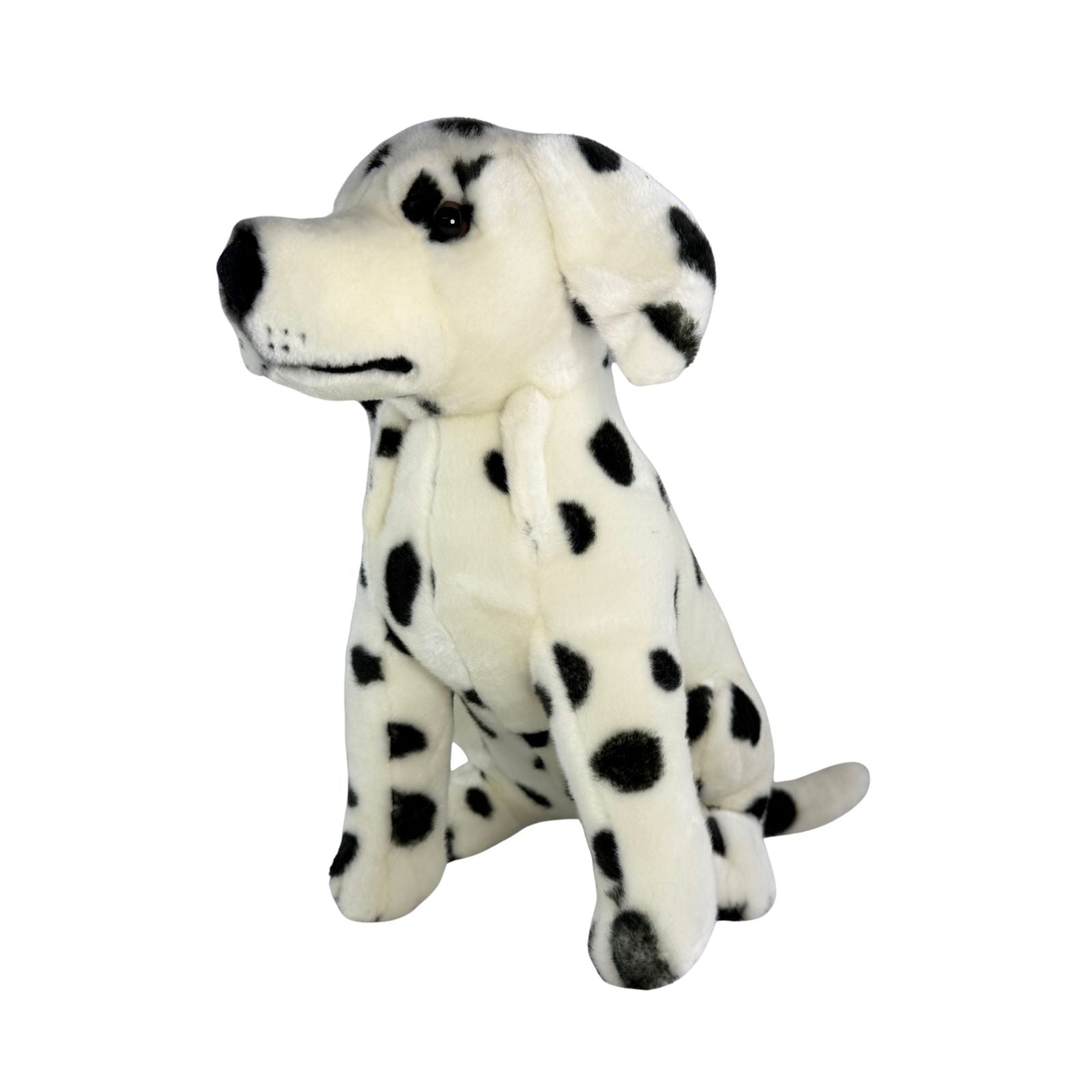 Pebbles Dalmatian plush sitting front view