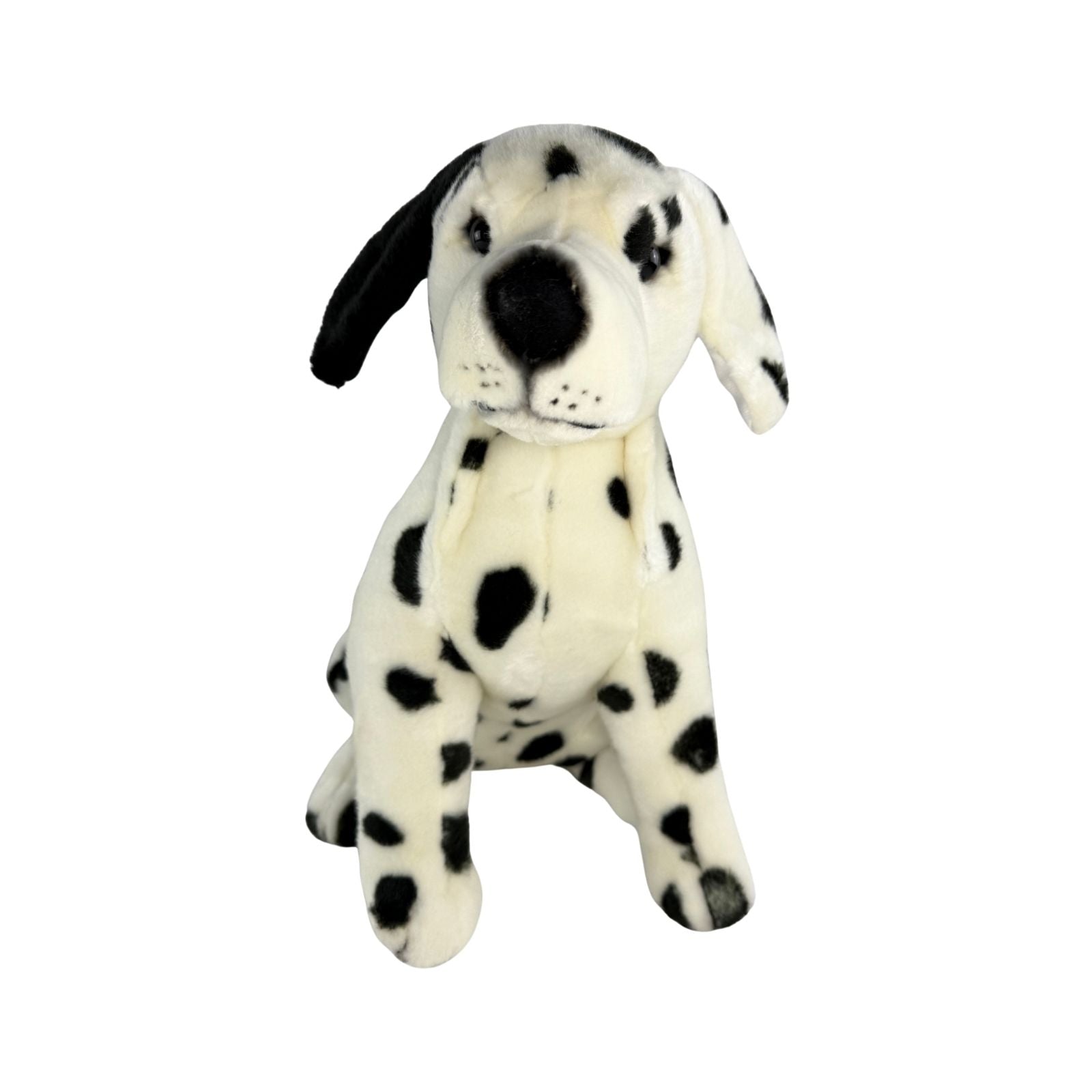 Pebbles Dalmatian plush sitting front view