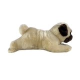 Floppy Pepito pug plush toy side view