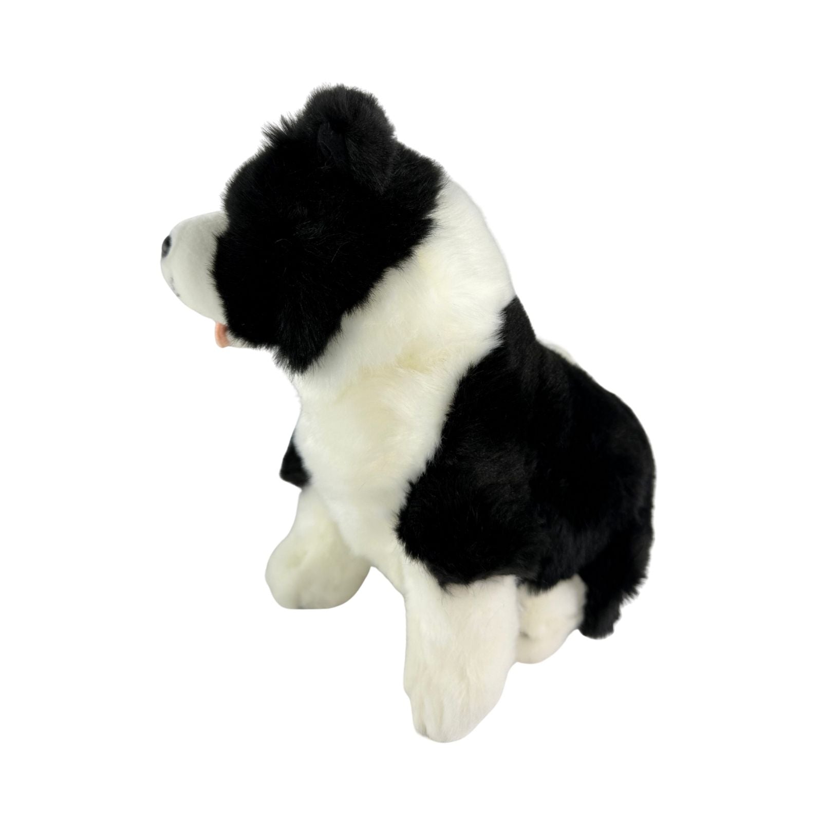 Pepsi Border Collie plush sitting side view