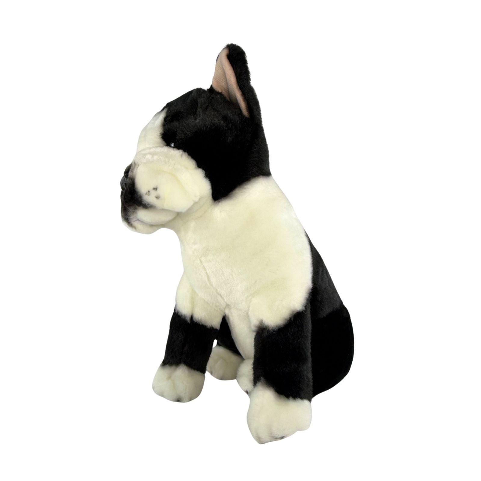 Pierre French Bulldog plush sitting angle view