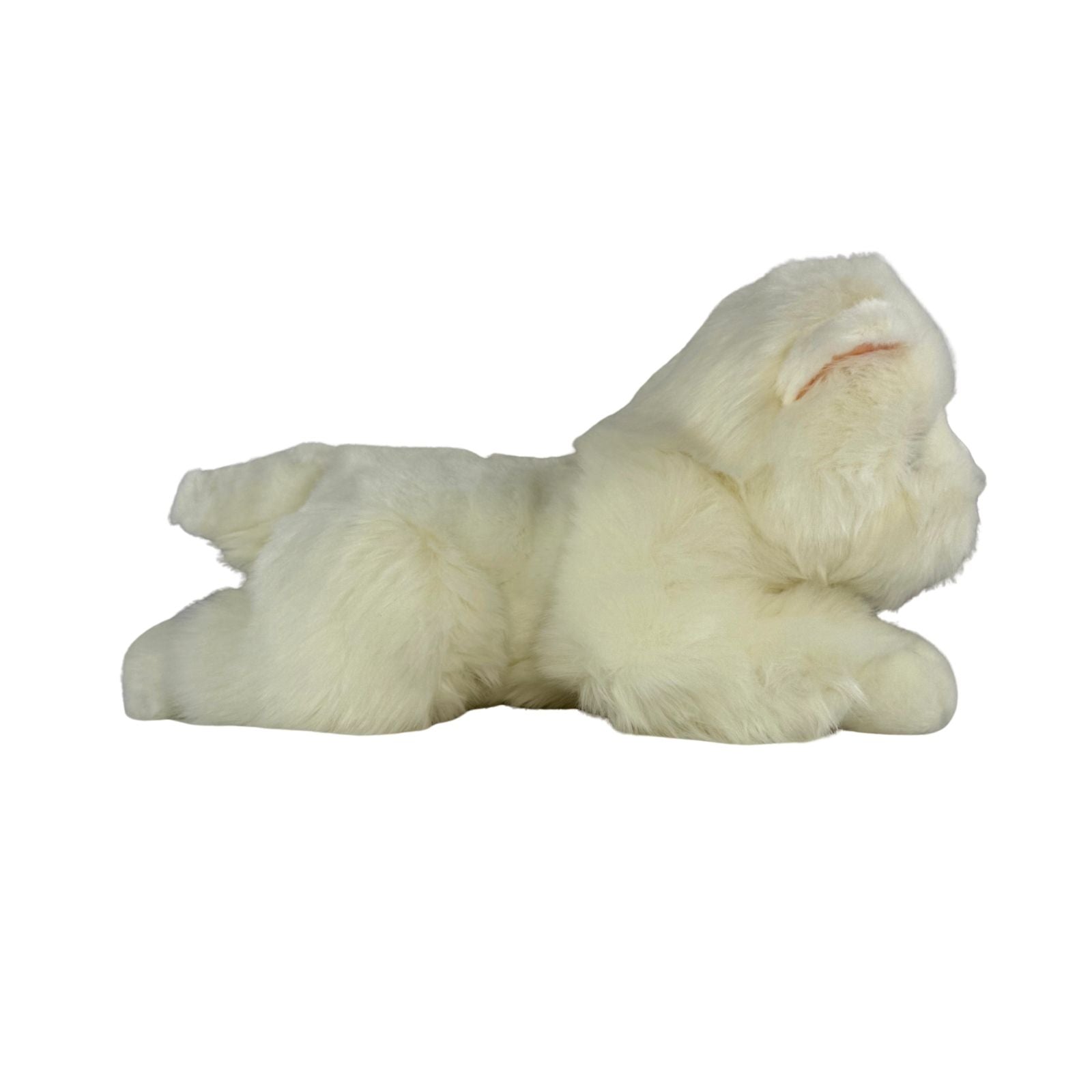Pookie Westie plush floppy side view