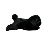 Puddles Pug plush floppy side view