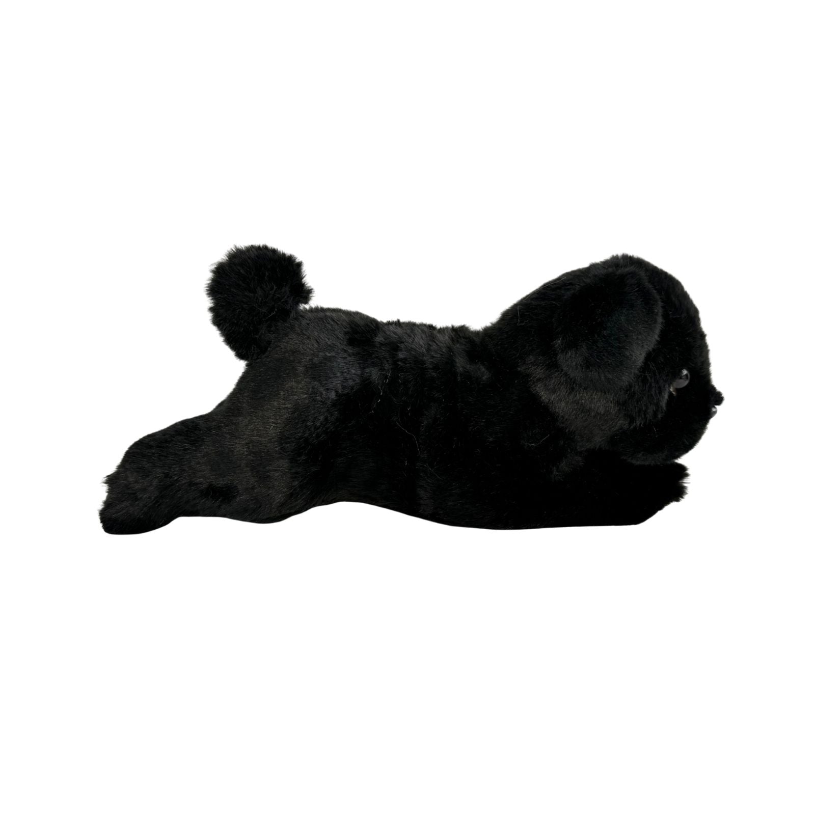 Puddles Pug plush floppy side view