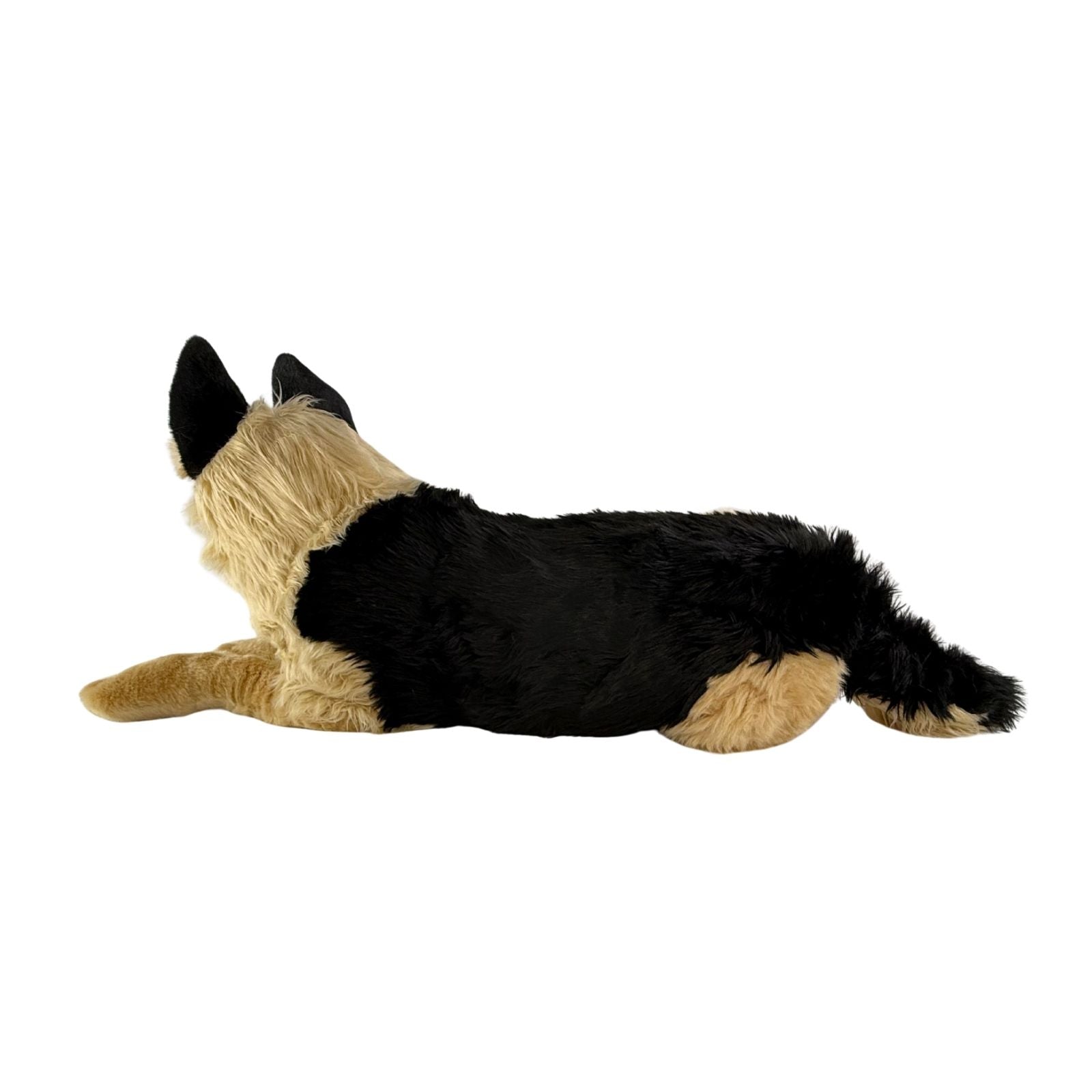 Ranger German Shepherd plush with satin pocket side view