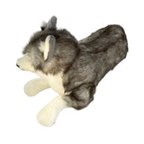 Rocco Husky plush lying