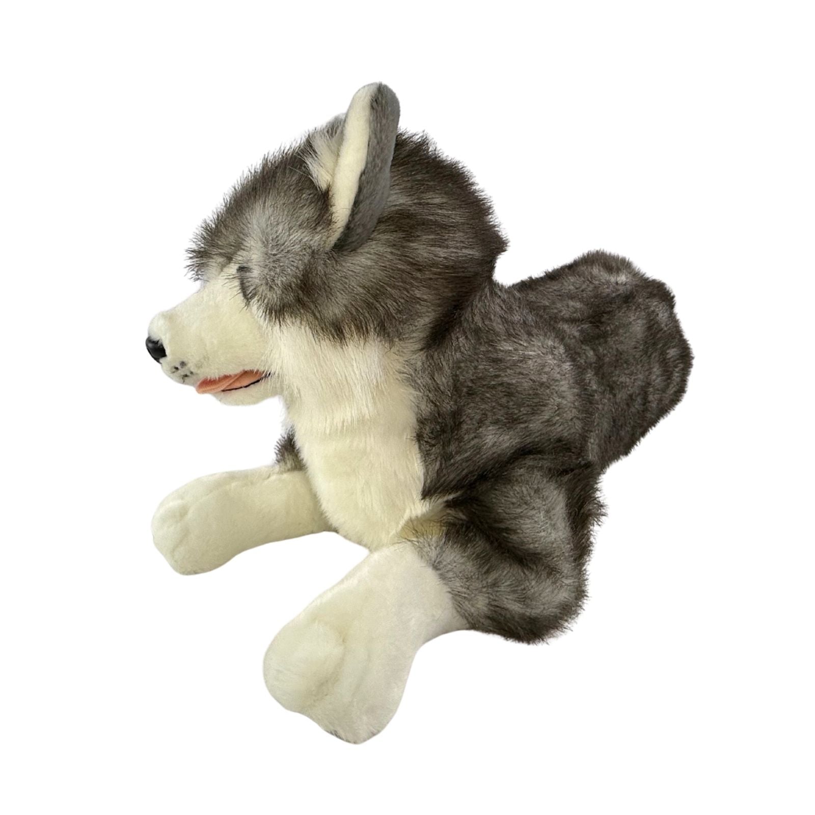 Rocco Husky plush lying