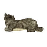 Rocco Husky plush lying side view