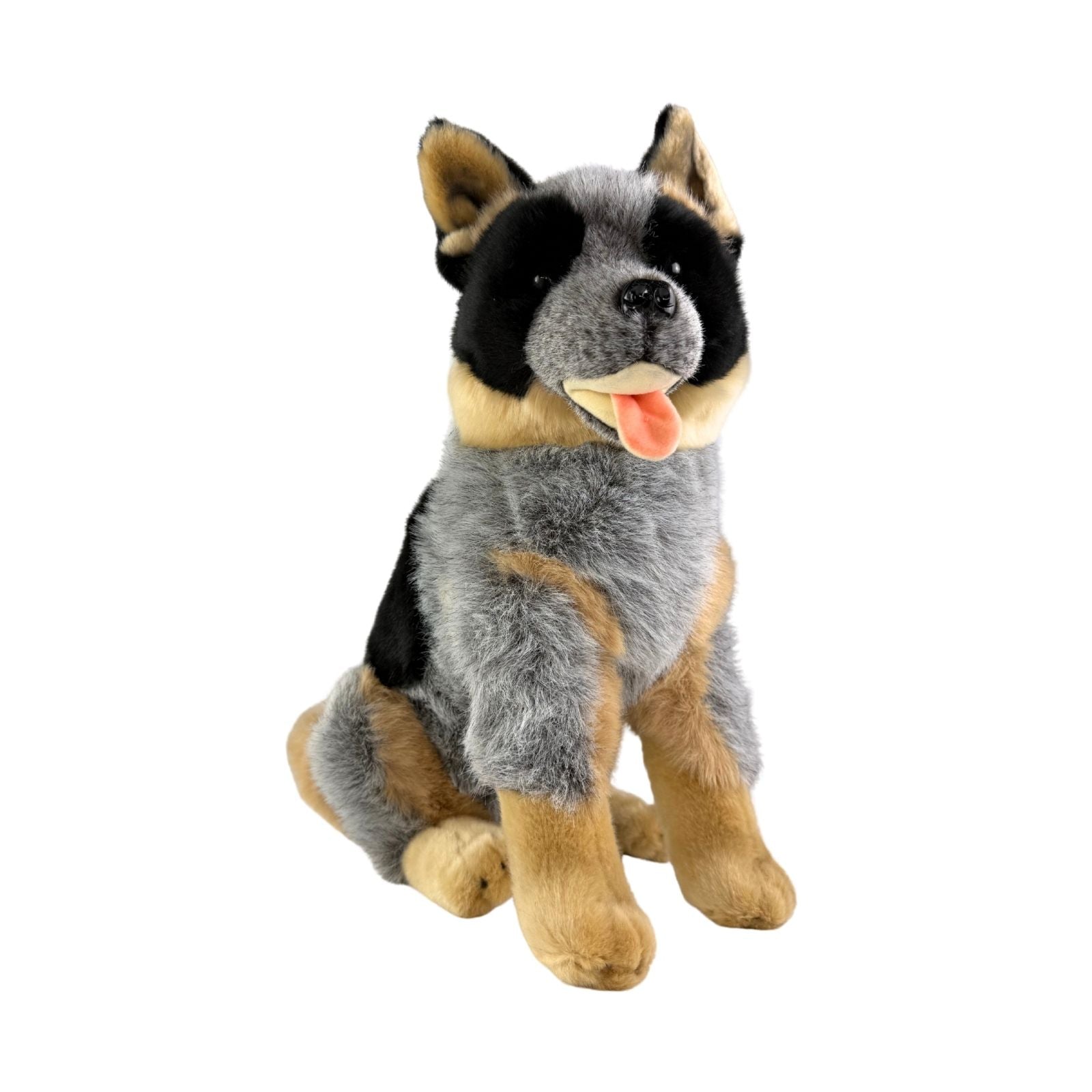 Rocky Blue Heeler plush sitting front view