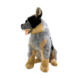 Rocky Blue Heeler plush sitting front view
