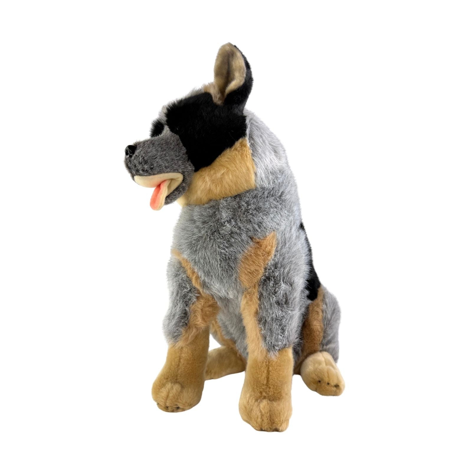 Rocky Blue Heeler plush sitting front view