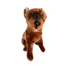 Ruby Kelpie plush sitting front view