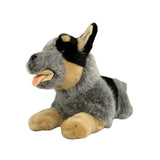 Rusty Blue Heeler plush angle view