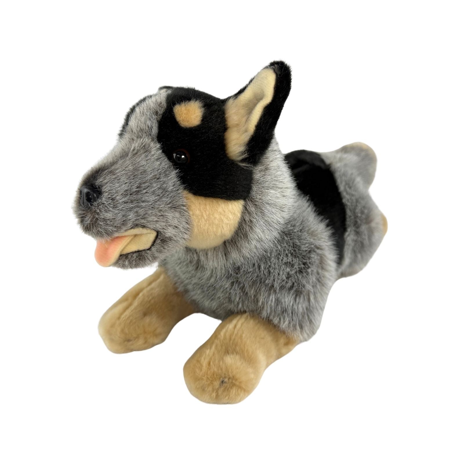Rusty Blue Heeler plush angle view
