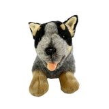 Rusty Blue Heeler plush front view