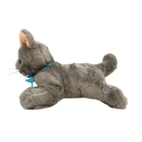Sasha Russian Blue kitten plush floppy side view
