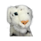 Sheba tiger cub plush toy close up face