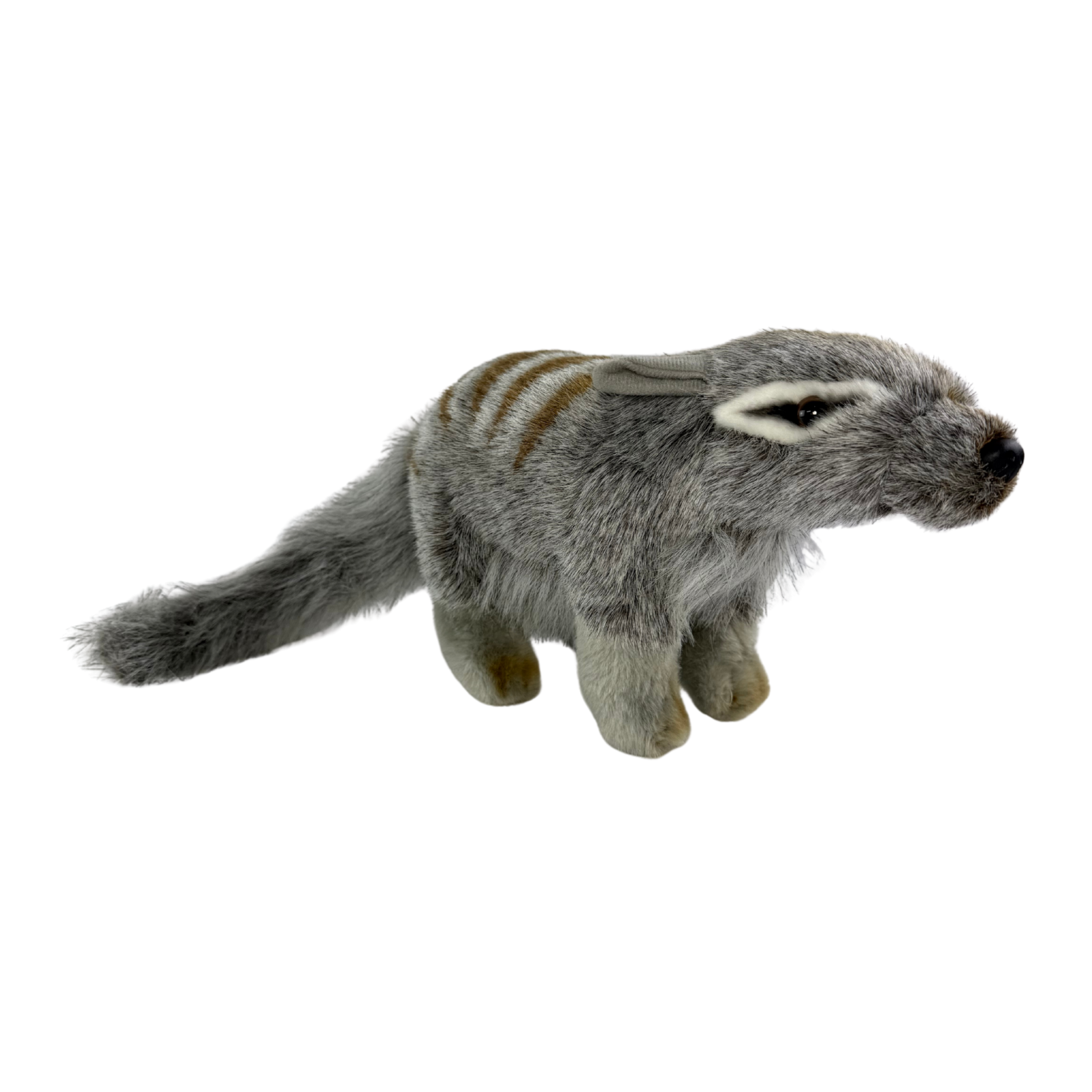 Plush toy of a small animal on a white background