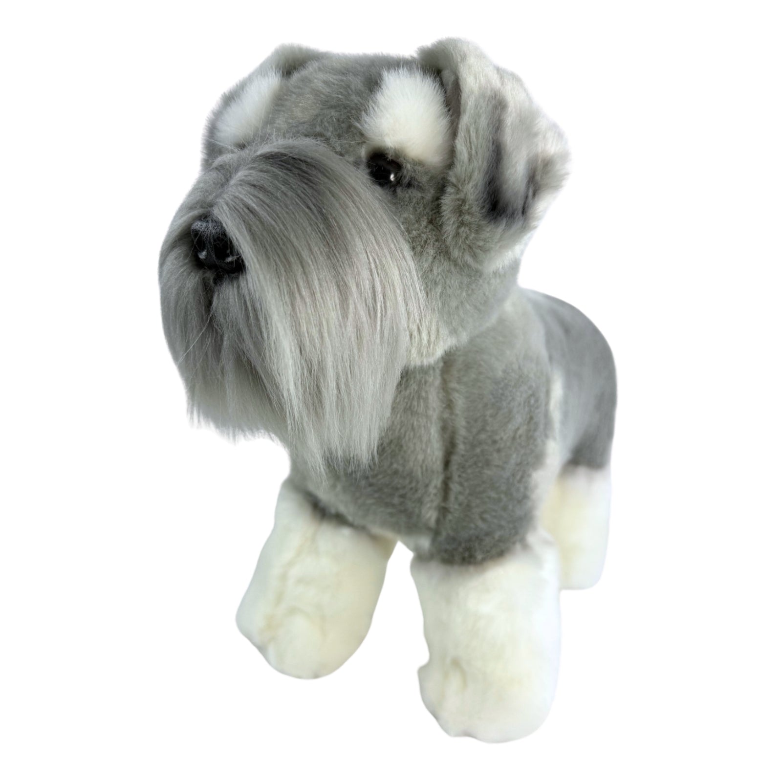 Sherlock Schnauzer plush toy standing