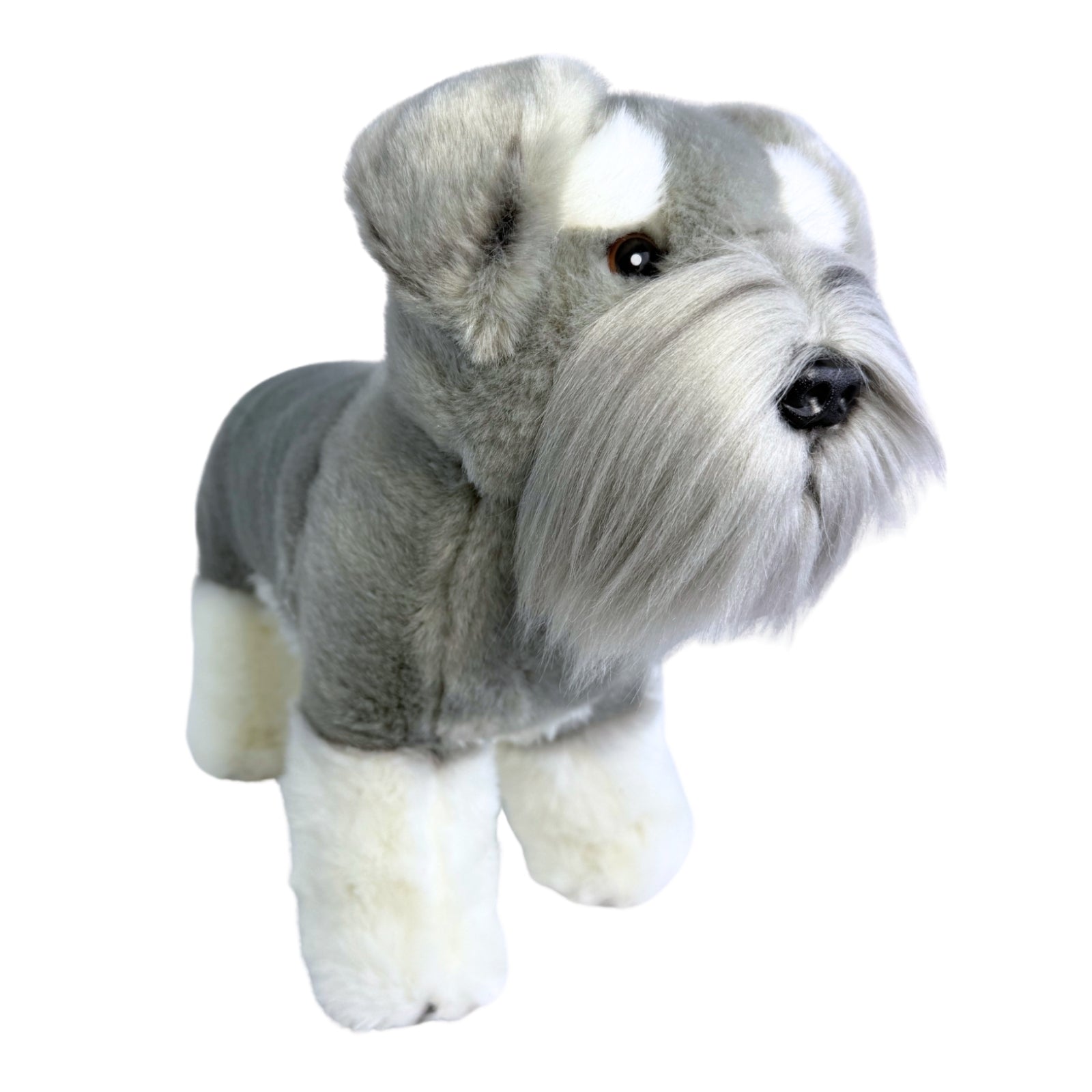 Sherlock Schnauzer plush toy standing