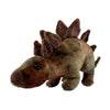 handmade, high quality-made Stegosaurus dinosaur soft stuffed plush toy.