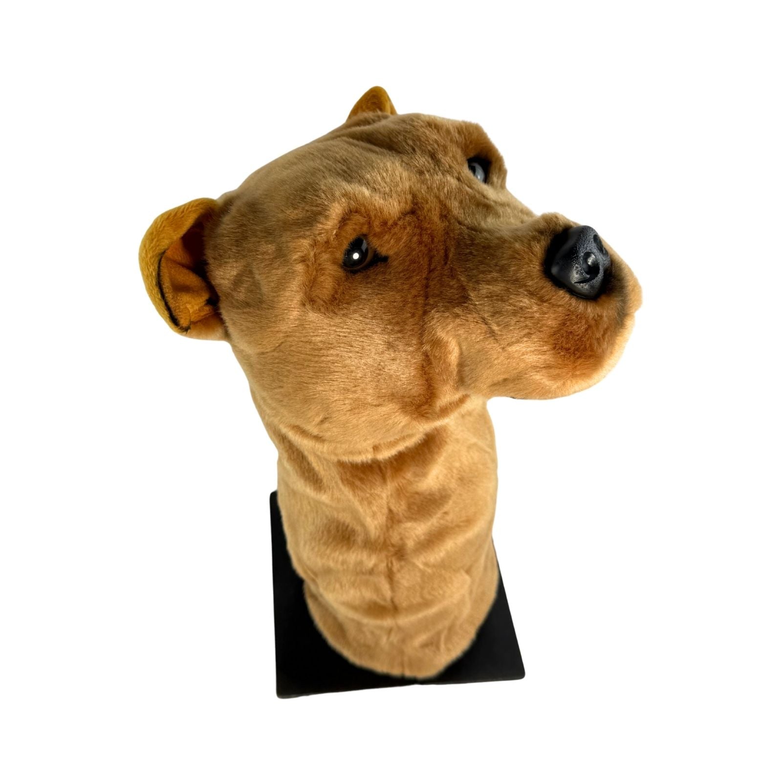 Brown Staffy golf club head cover