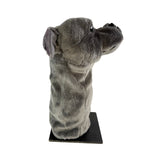 Staffy golf club head cover side view