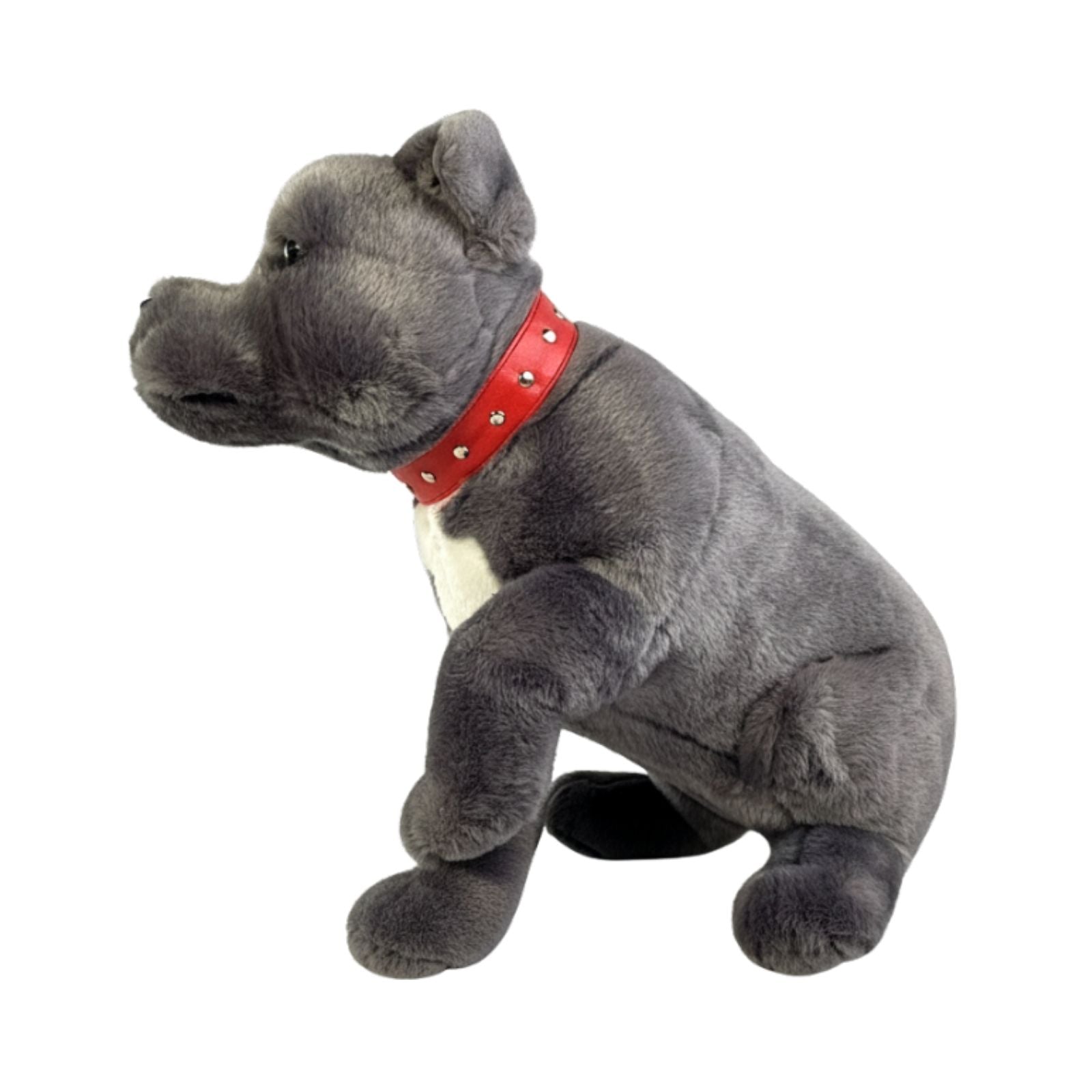 Storm Staffy plush toy sitting side view